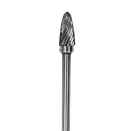 YG-1 Carbide Rotary Burr, Tree, Radius End (SF), 3mm Shank, Double Cut, Ø6.3×9.5mm