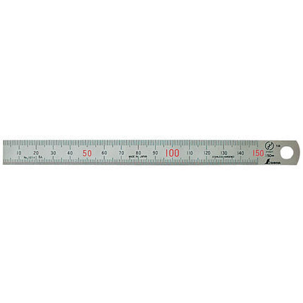 Shinwa Steel Rule, Satin Finish