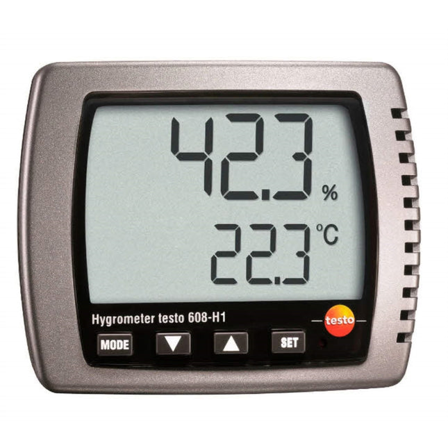 TESTO Desktop Thermo-Hygrometer with Alarm (TFA), Made in Germany TFA-30.5010