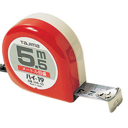 TAJIMA Manual-Lock Tape Measure 5.5–7.5 m