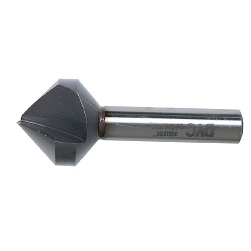DYC Single-Flute Countersink 10mm–50mm, TiCN Coated