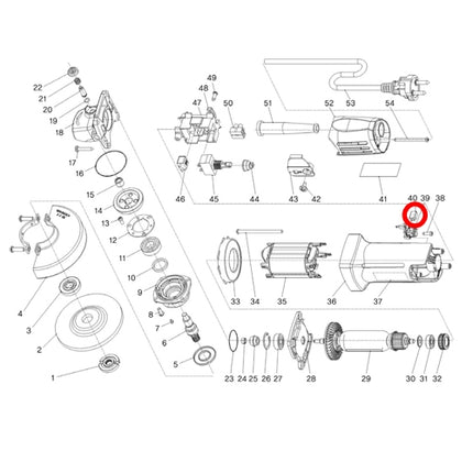 KEYANG Carbon Brush Set 2011365 for DG-100B