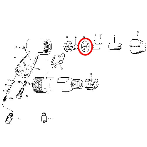 SP VESSEL Valve Case (Lower) for SP-1410K