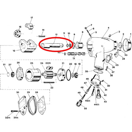 SP VESSEL Anvil Assembly for SP-1135B