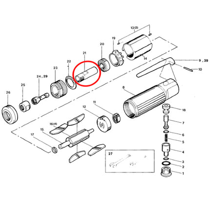 SP VESSEL Spindle for SP-1200
