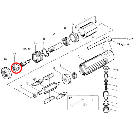 SP VESSEL Collet Nut for SP-1200