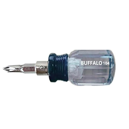 SESHIN BUFFALO Stubby Dual-Purpose Screwdriver Transparent
