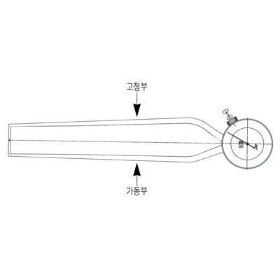 KASEDA Dial Caliper Gauge, Outside, Type F2 F270-0 0-24MMX0.05