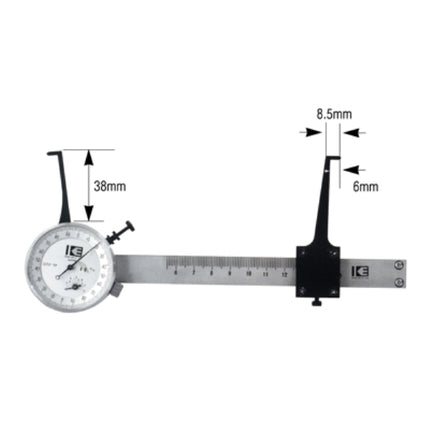 KASEDA Dial Caliper Gauge, Inside, Type LA LA-1