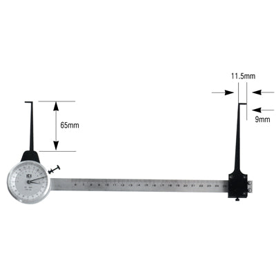 KASEDA Dial Caliper Gauge, Inside, Type LC LC-1