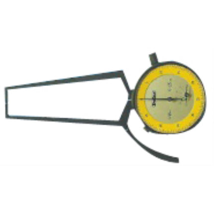 DELTAS Dial Caliper Gauge (Outside) BO Type BO-3 20-45mmx0.025/L80mm