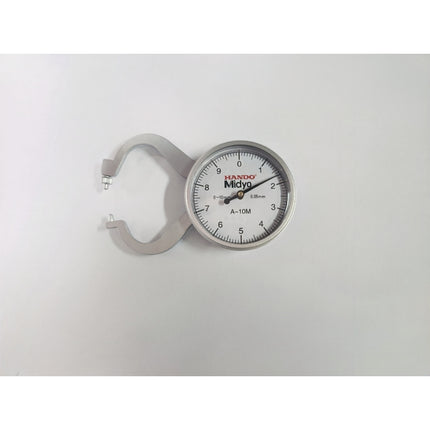 HANDO Dial Caliper Gauge, Thickness Lens A-10M 10x0.05mm
