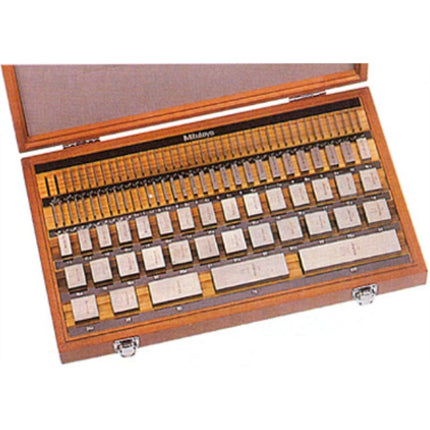 MITUTOYO Gauge Block Set, Steel, Grade 0 516-958-10 47PCS