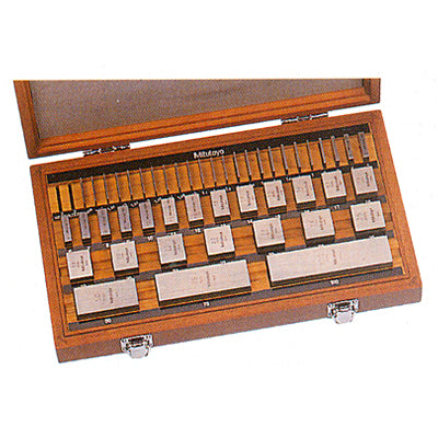 MITUTOYO Gauge Block Set, Steel, Grade 2 516-964-10 47PCS/SET