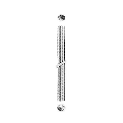YG-1 Carbide Rotary Burr, Cylindrical, End Cut (SB), 3mm Shank, Double Cut, Ø3mm