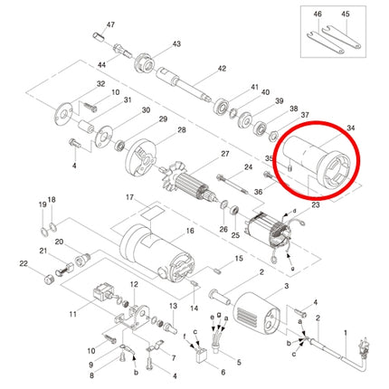 KEYANG Nose Bracket 2045002 for PG-6