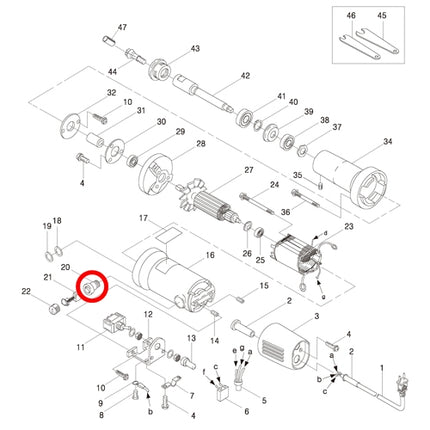 KEYANG Brush Holder 2100037 for PG-6