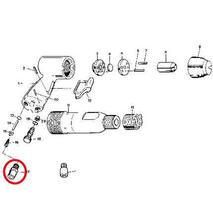 SP VESSEL Inlet Bushing for SP-1410K