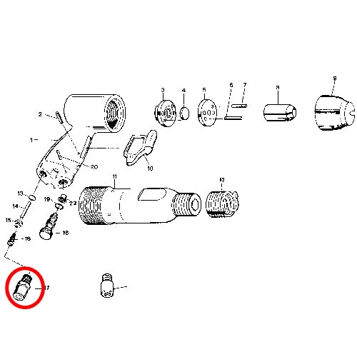 SP VESSEL Inlet Bushing for SP-1410K