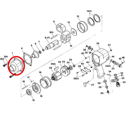 SP VESSEL Hammer Case Assembly for SP-1158