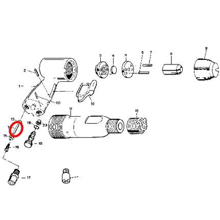 SP VESSEL Throttle Pin for SP-1410K