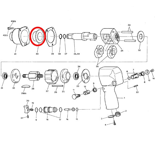 SP VESSEL Hammer Case Bushing for SP-1148F