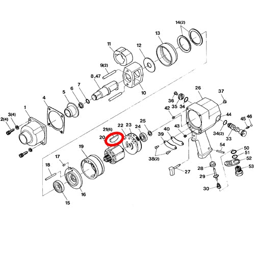 SP VESSEL Rotor Blade (each, 6 per set) for SP-1158