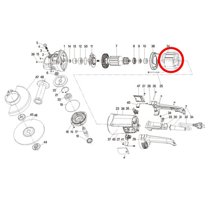 KEYANG Stator (Field Coil) 3024908 for DG-180FB