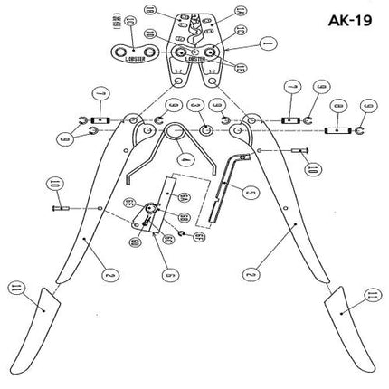 LOBSTER Crimping Tool AK-19