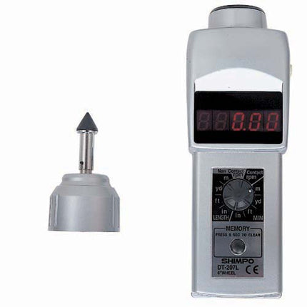 SHIMPO Tachometer DT-205LR/DT-207LR (contact and non-contact)