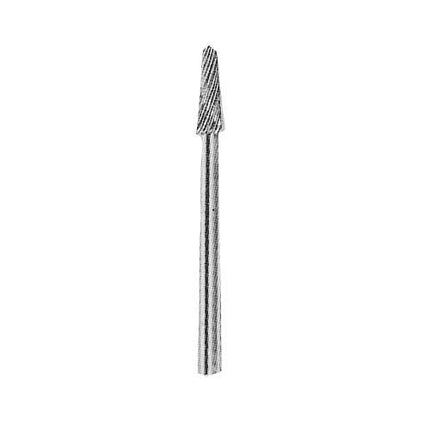 SGS Carbide Rotary Burr, Taper, Radius End (SL), 3mm Shank, Double Cut, Ø3×9.5mm