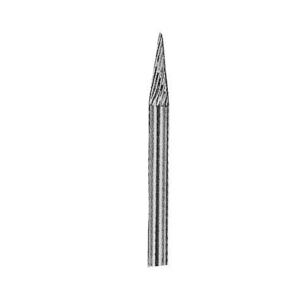 SGS Carbide Rotary Burr, Taper, Pointed End (SM), 3mm Shank, Double Cut, Ø3×8.9mm