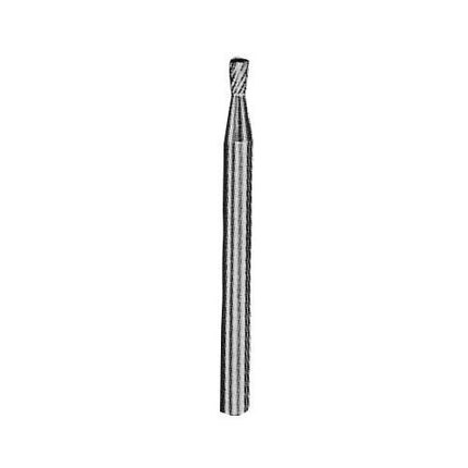 SGS Carbide Rotary Burr, Inverted Cone (SN), 3mm Shank, Double Cut, Ø2.5×3mm