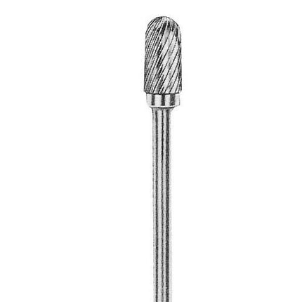 SGS Carbide Rotary Burr, Cylindrical, Ball Nose (SC), 3mm Shank, Double Cut, Ø6.3×12.7mm