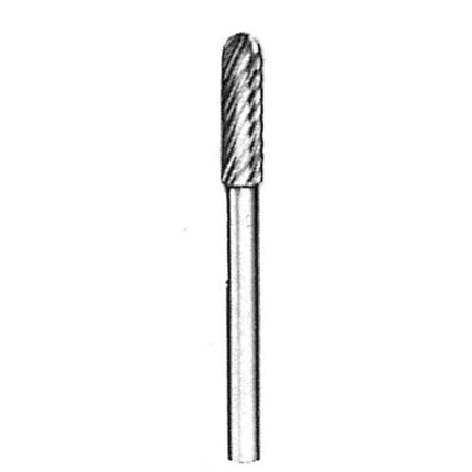 ADVANCE Carbide Rotary Burr, Cylindrical (SA), 3mm Shank, Double Cut, Ø3×9.5mm–5×4.7mm