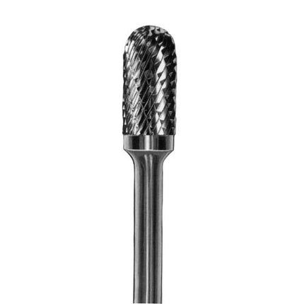 ADVANCE Carbide Rotary Burr, Cylindrical, Ball Nose (SC), 6mm Shank, Double Cut