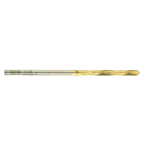 SANGSHIN Spiral Flute Reamer, 15° Helix 3mm–12mm, TiN Coated