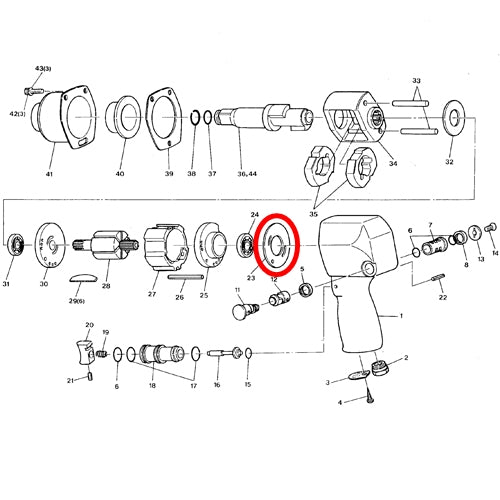SP VESSEL Rear End Plate Gasket for SP-1148F