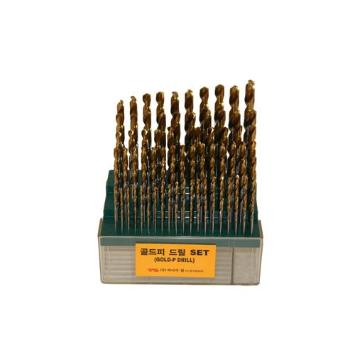 YG-1 HSS Coated Drill Set, Gold-P