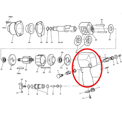 SP VESSEL Motor Housing for SP-1148F