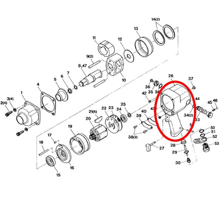 SP VESSEL Motor Housing for SP-1158