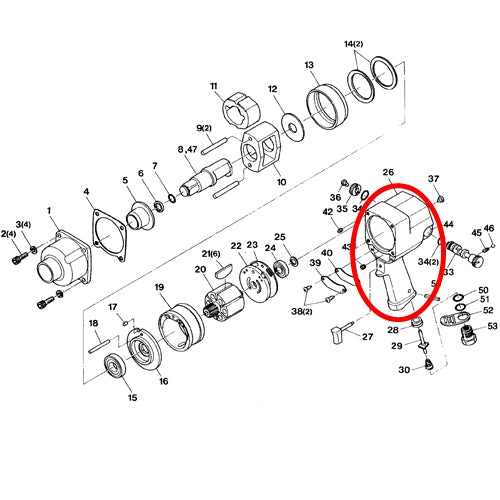 SP VESSEL Motor Housing for SP-1158