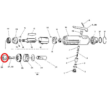 SP VESSEL Collet Nut for SP-1220