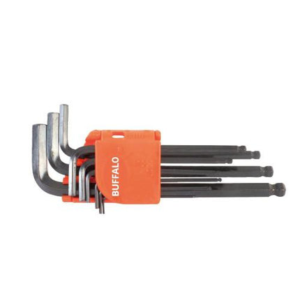 SESHIN BUFFALO Ball Hex Key Set Black
