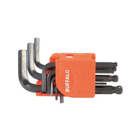 SESHIN BUFFALO Ball Hex Key Set Black