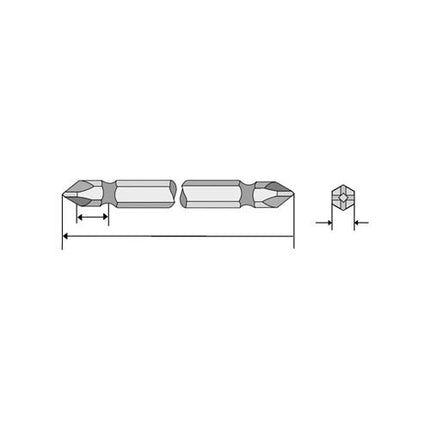NITTO Air Screwdriver Bit NK15-2-75