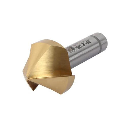 DYTECH 3-Flute Countersink 10mm–50mm, TiN Coated 01029