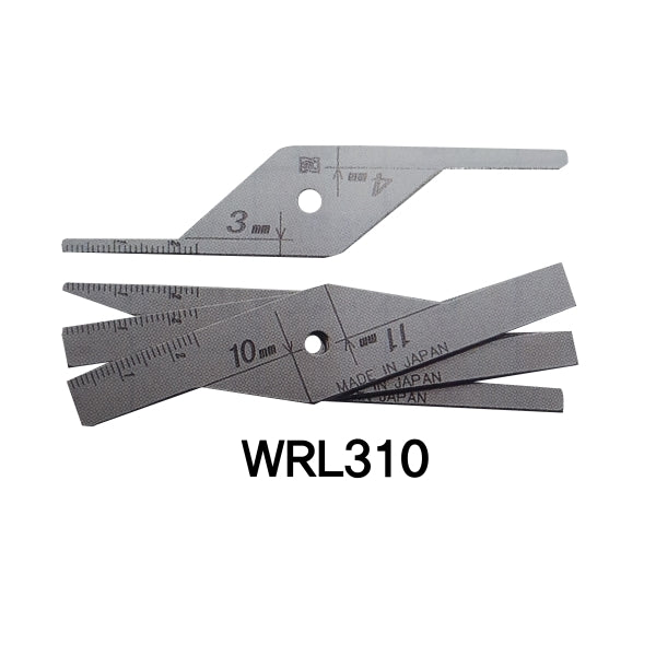 NIIGATA SEIKI Root Gap Limit Gauge WRL310 3-10mm/+/-0.1mm(4pcs/set)