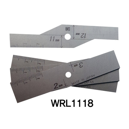 NIIGATA SEIKI Root Gap Limit Gauge WRL1118 11-18mm/+/-0.1mm(4pcs/set)
