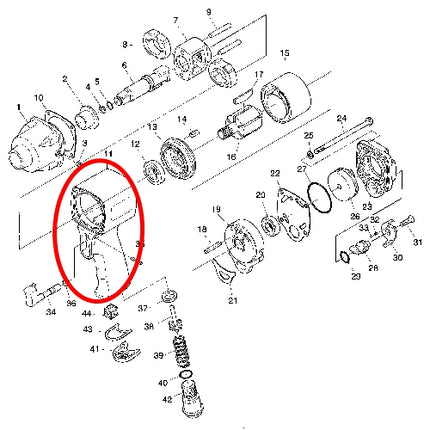 SP VESSEL Motor Housing for SP-7140